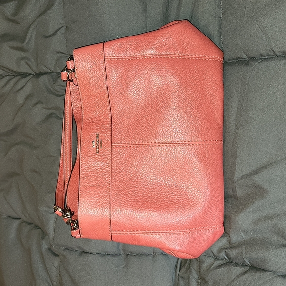 Coach purse salmon color - Picture 2 of 3